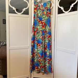 Nicole Miller New York Floral multi color Jumper Sleeveless Size X small